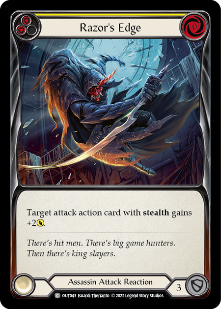 Lame du Rasoir (Jaune)