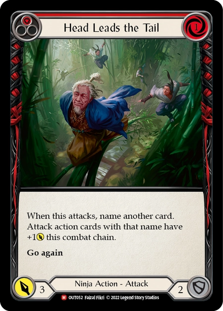 頭が尻尾を導く(レッド)