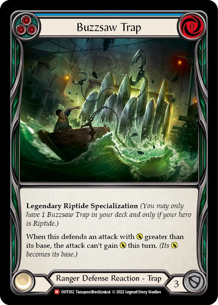 Piège à scie circulaire (bleu)