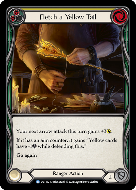 Fletch une queue jaune (jaune)