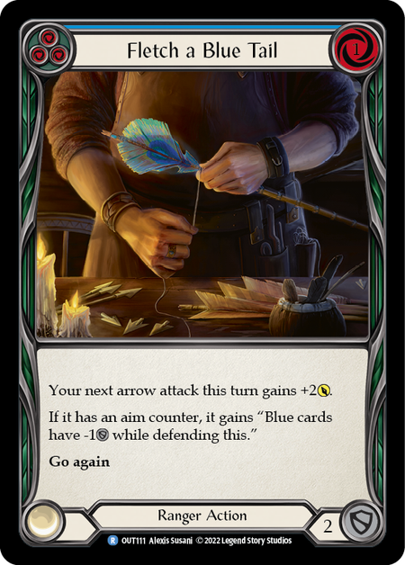 Fletch une queue bleue (bleu)