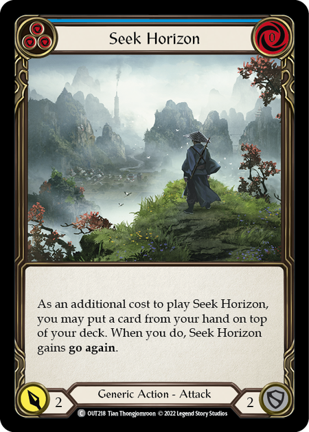 Seek Horizon (Blue)