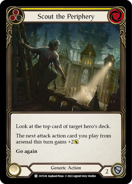 Scoutez la périphérie (jaune)