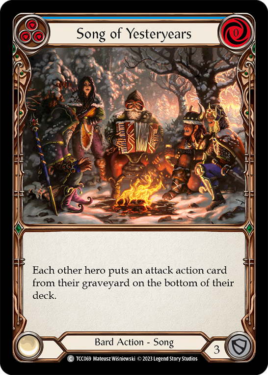 Chanson d'antan (bleu)