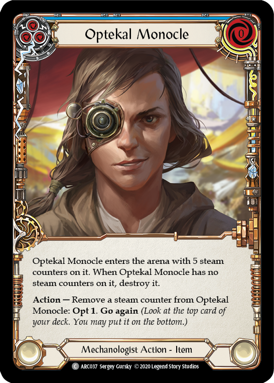 Optekal Monocle (Blue)