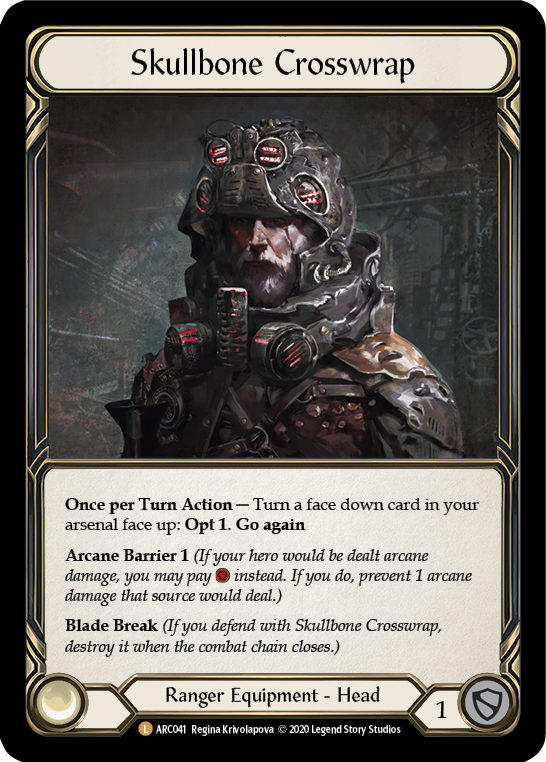 スカルボーンクロスラップ