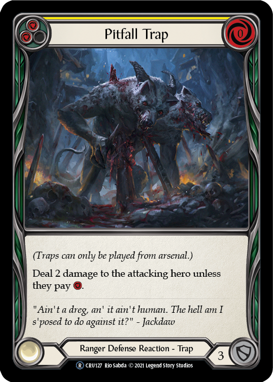 落とし穴トラップ(黄)