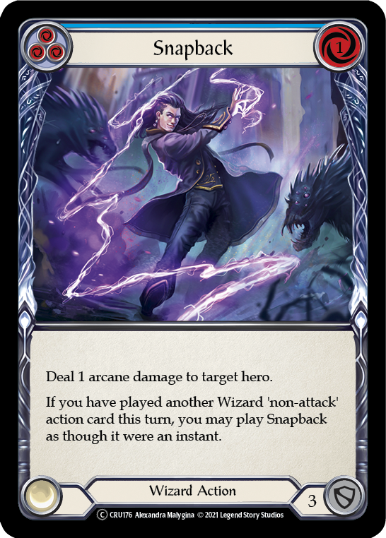 スナップバック(ブルー)