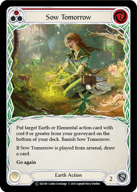 明日の種を蒔こう(赤)