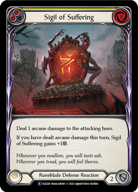 Sceau de souffrance (jaune)