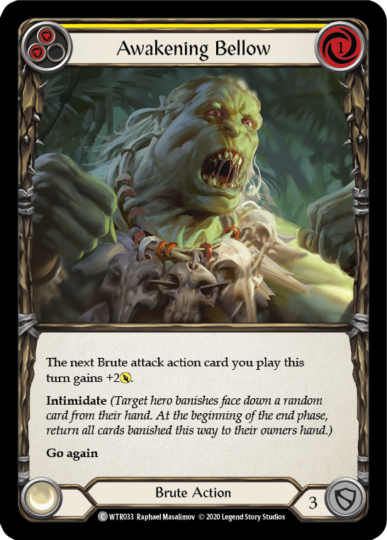 Soufflet d'éveil (jaune)