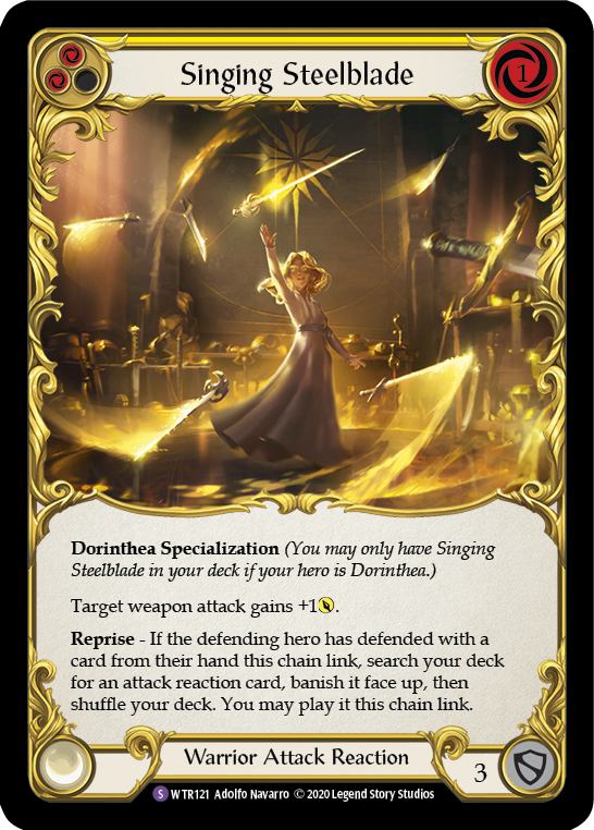 Steelblade chantante (jaune)