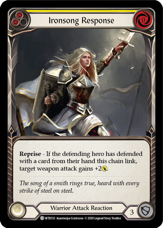 Réponse Ironsong (jaune)