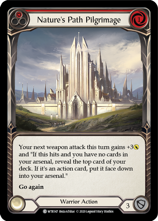 Pèlerinage sur le chemin de la nature (rouge)