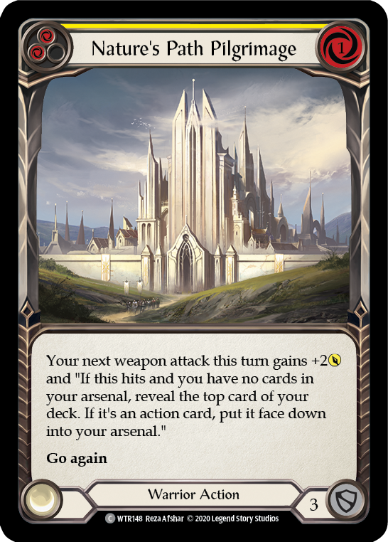 Pèlerinage sur le chemin de la nature (jaune)