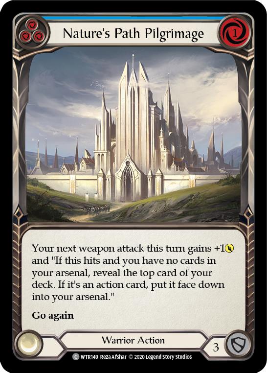 Pèlerinage sur le chemin de la nature (bleu)