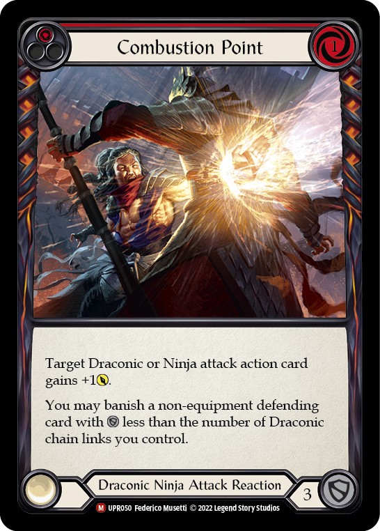 Point de combustion (rouge)