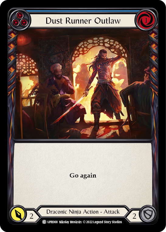 Hors-la-loi Dust Runner (bleu)