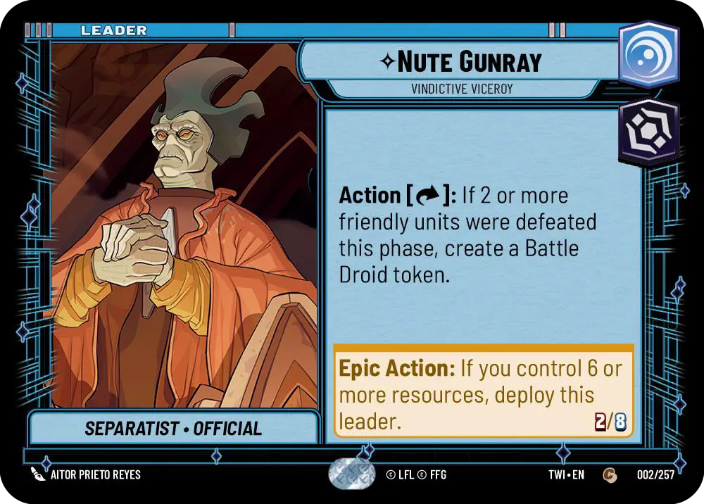 Nute Gunray - Vindictive Viceroy