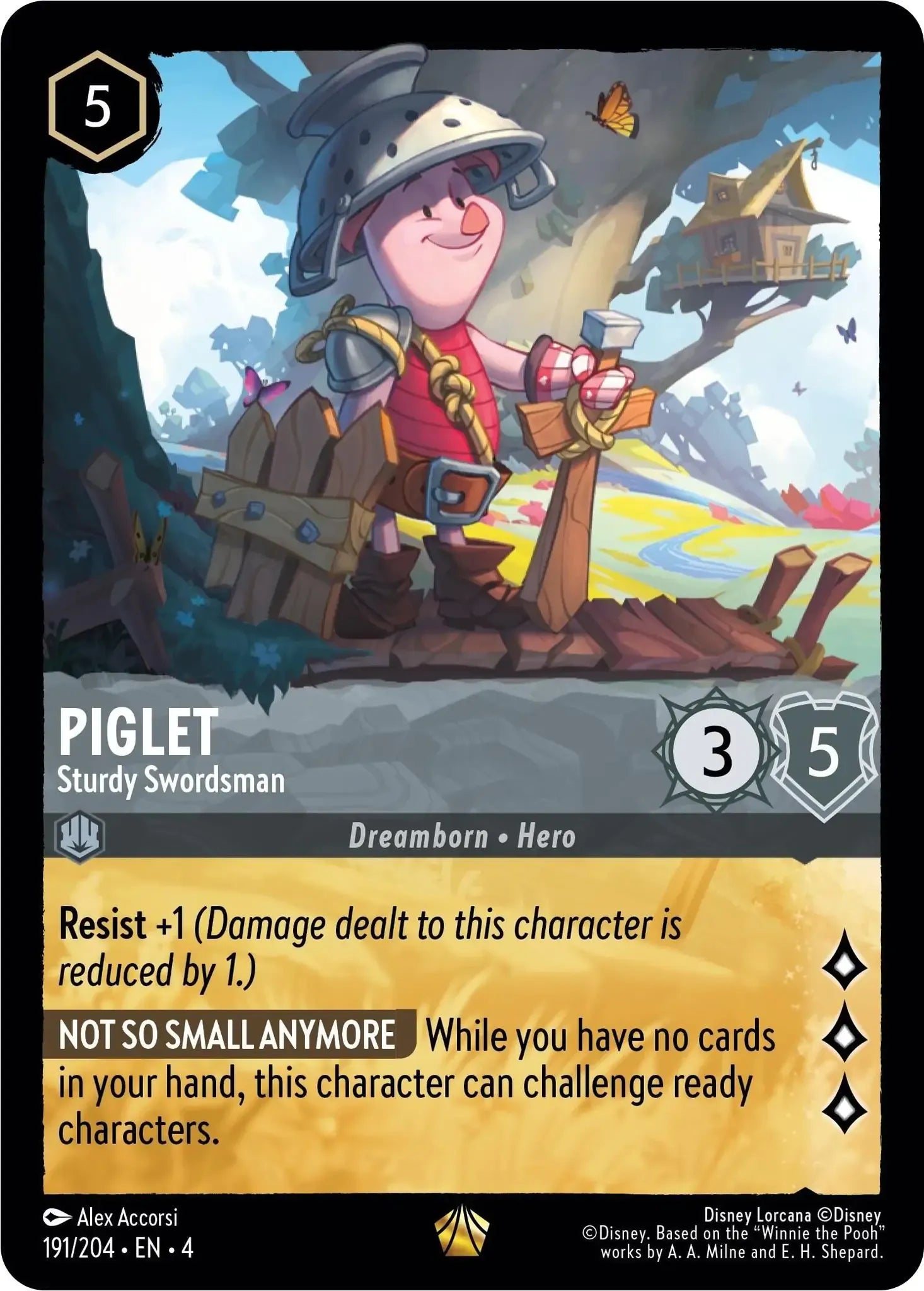 Piglet - Sturdy Swordsman