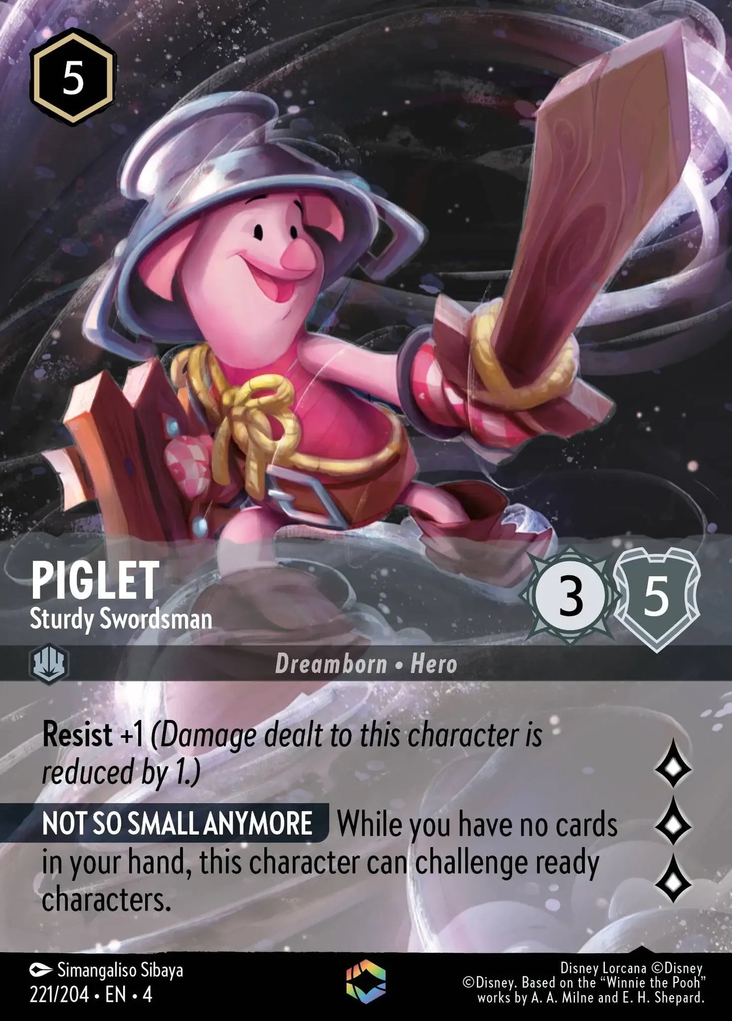 Piglet - Sturdy Swordsman 