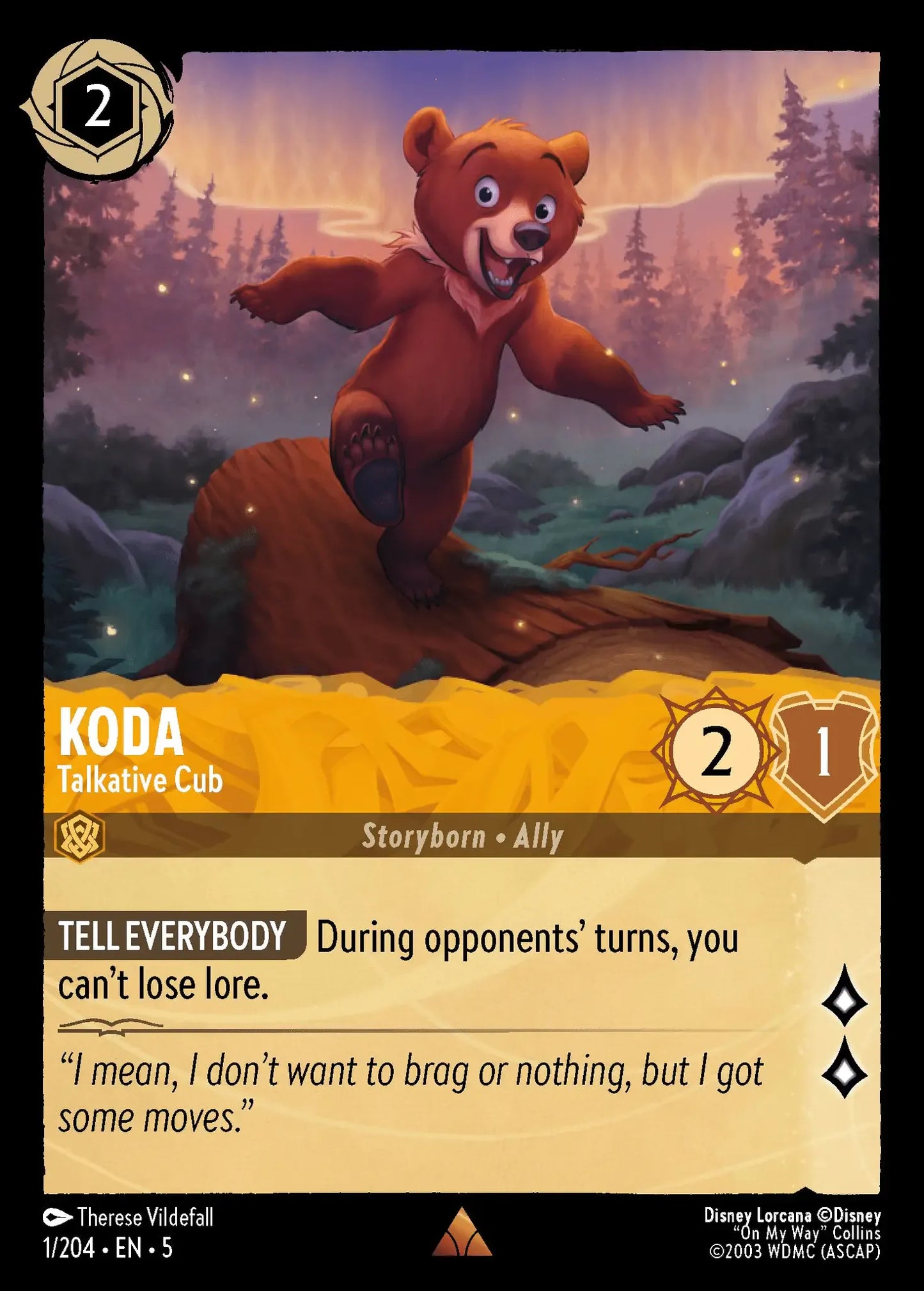 Koda - Talkative Cub