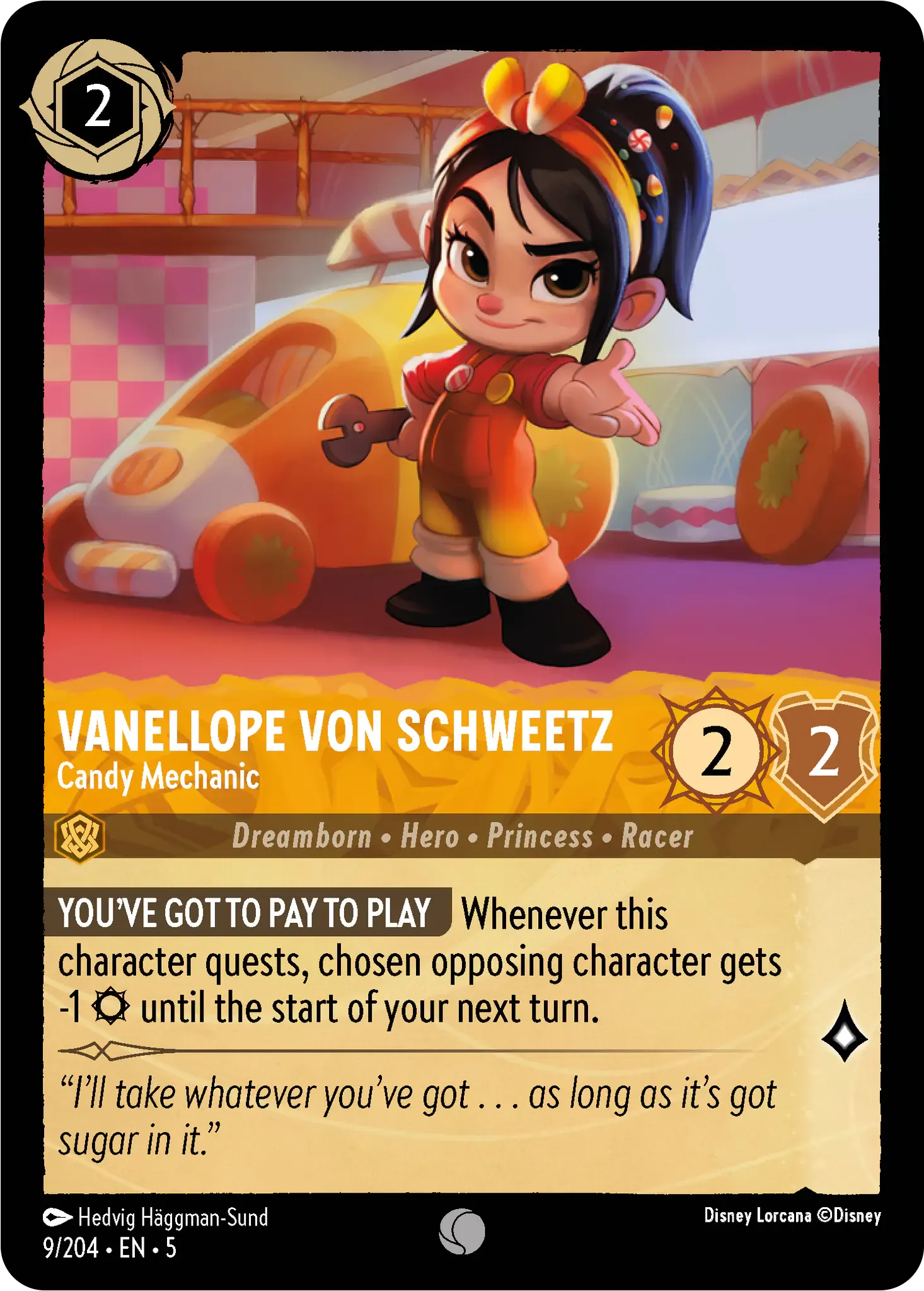 Vanellope von Schweetz - Candy Mechanic