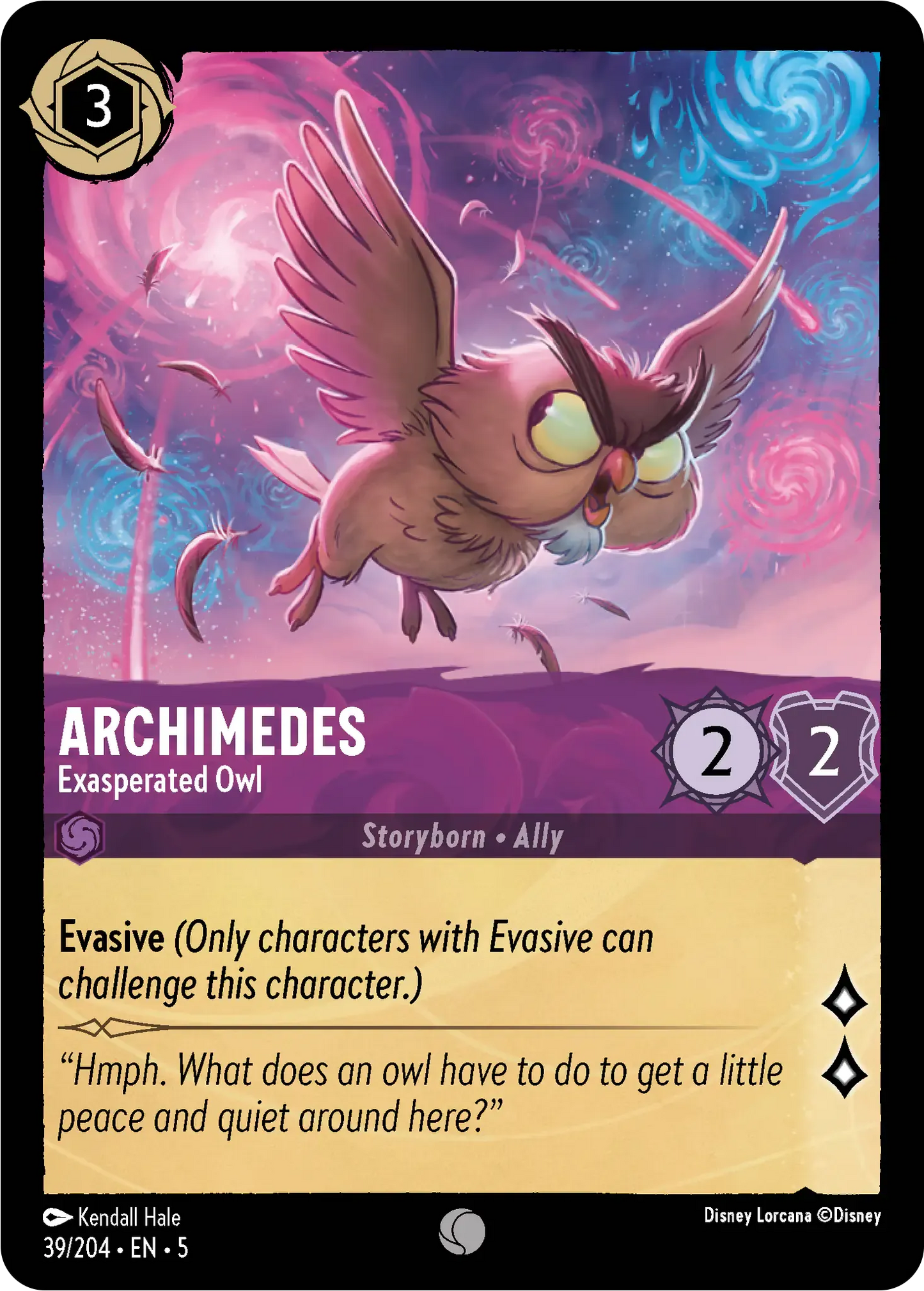 Archimedes - Exasperated Owl