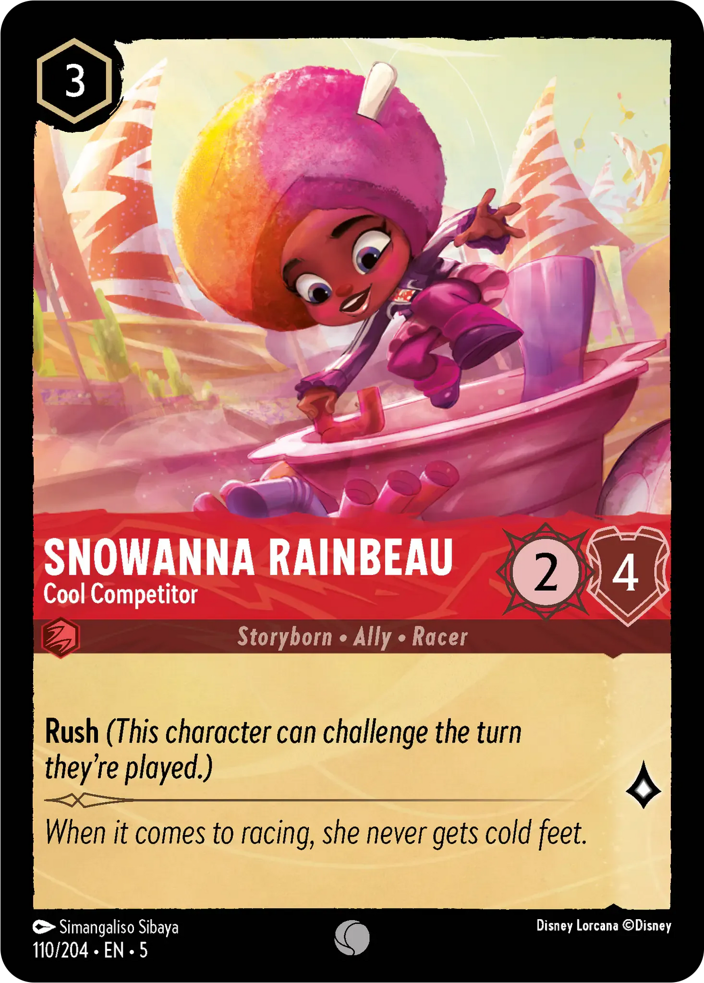 Snowanna Rainbeau - Cool Competitor