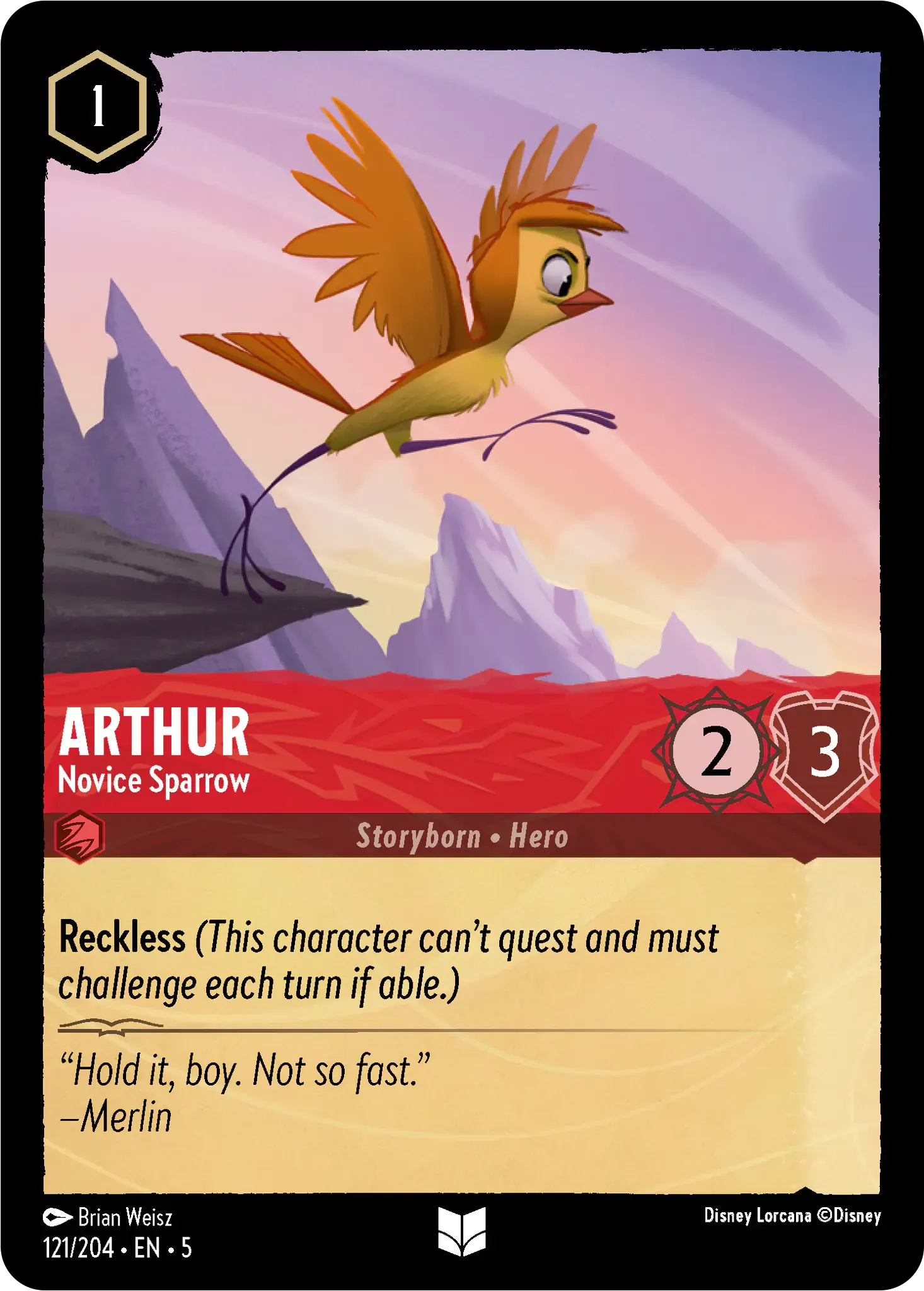 Arthur - Novice Sparrow