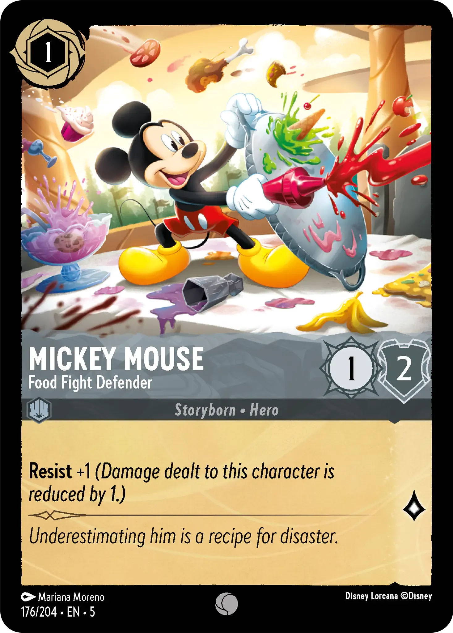 Mickey Mouse - Food Fight Defender