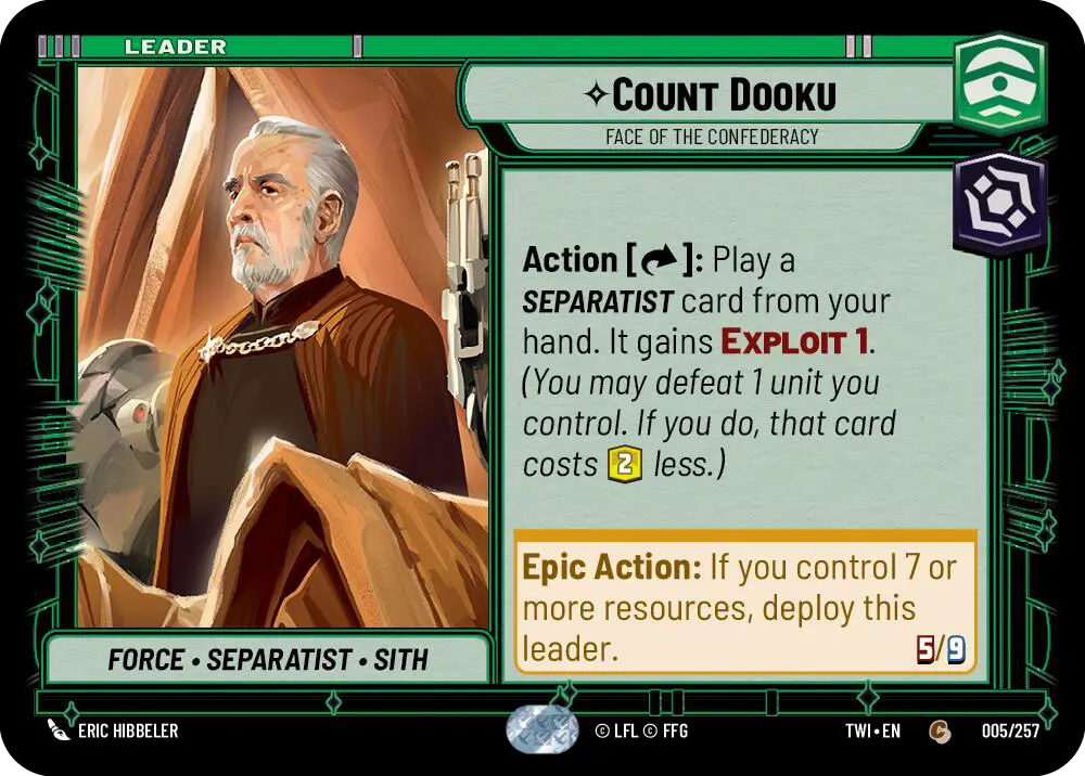 Count Dooku - Face of the Confederacy