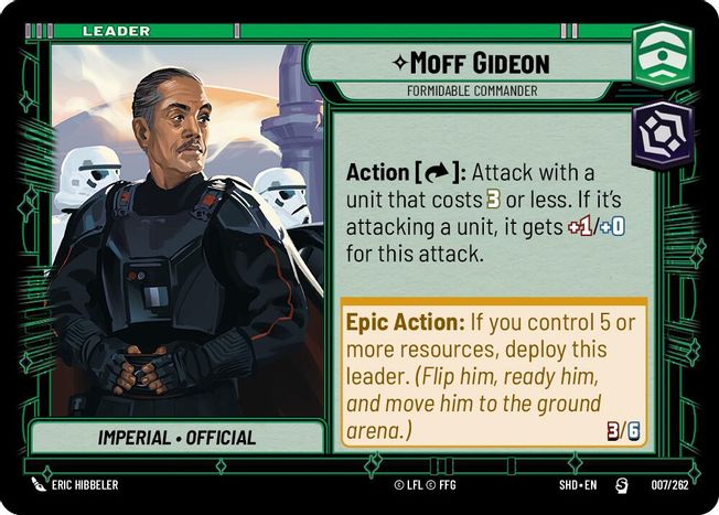 Moff Gideon - Formidable Commander