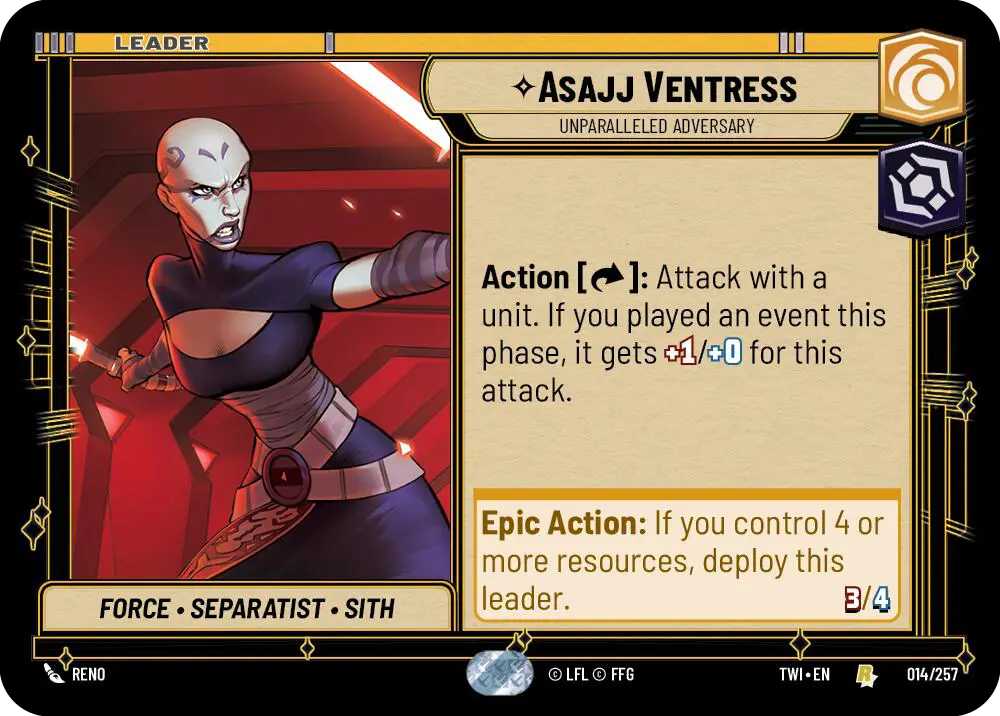 Asajj Ventress - Unparalleled Adversary