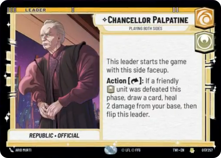 Chancellor Palpatine - Playing Both Sides