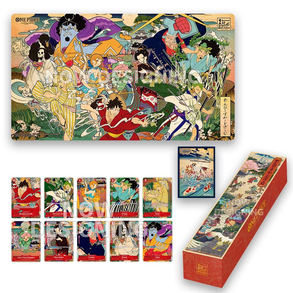 Jeu de cartes One Piece : ensemble anglais du 1er anniversaire