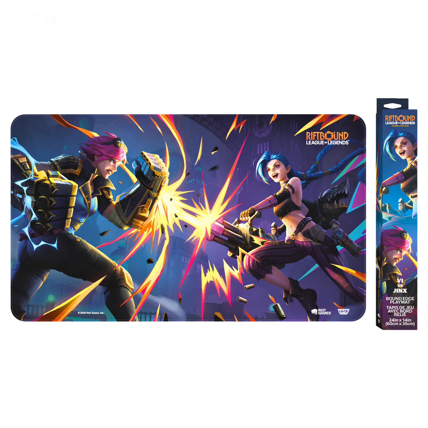 Riftbound : Jeu de cartes à collectionner League of Legends - Tapis de jeu - Jinx