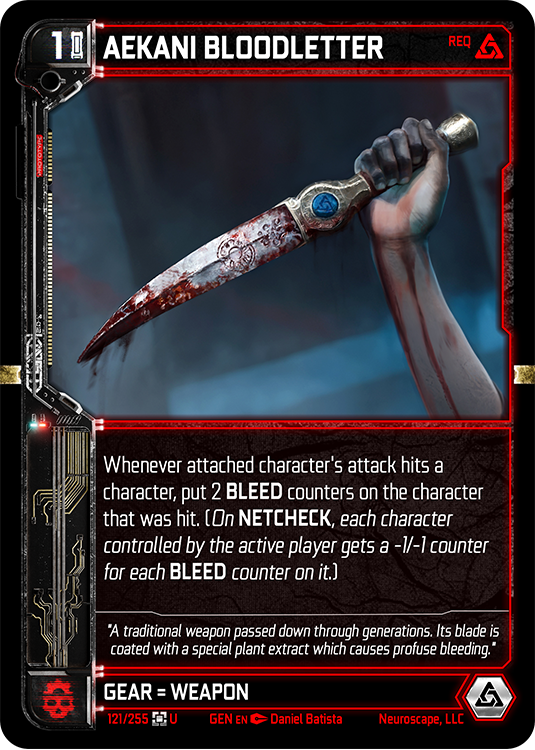 AEKANI BLOODLETTER