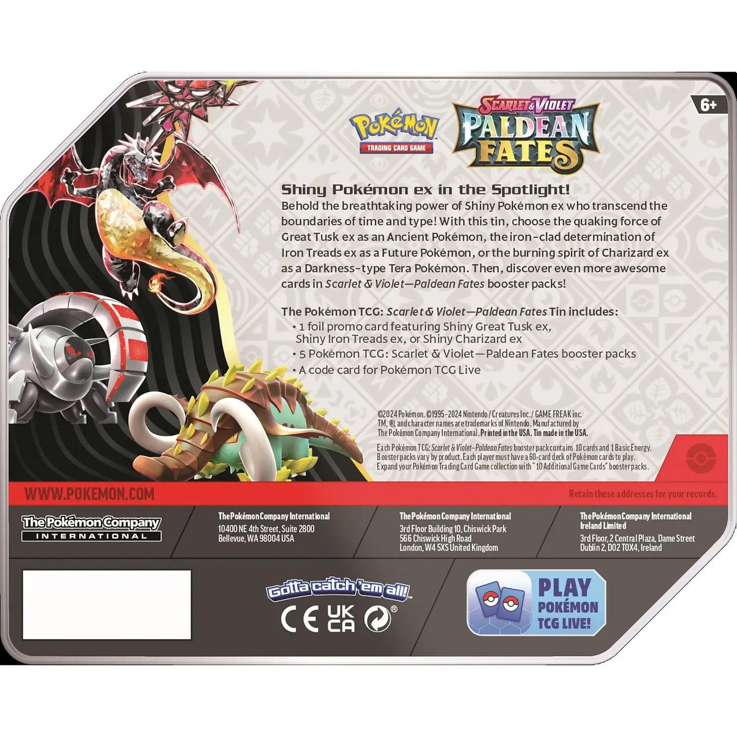 Boîte Booster Pokémon Écarlate et Violet 4.5 Destinées Paldéennes 5