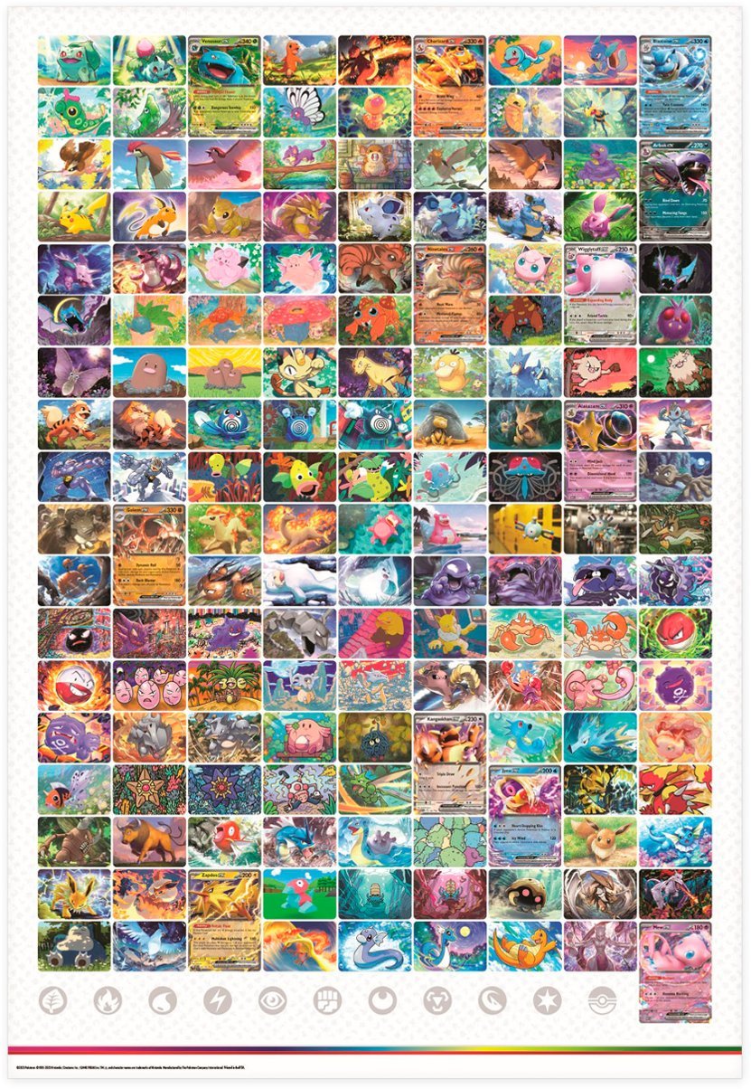 Pokémon Écarlate et Violet 3.5 151 Collection d'affiches