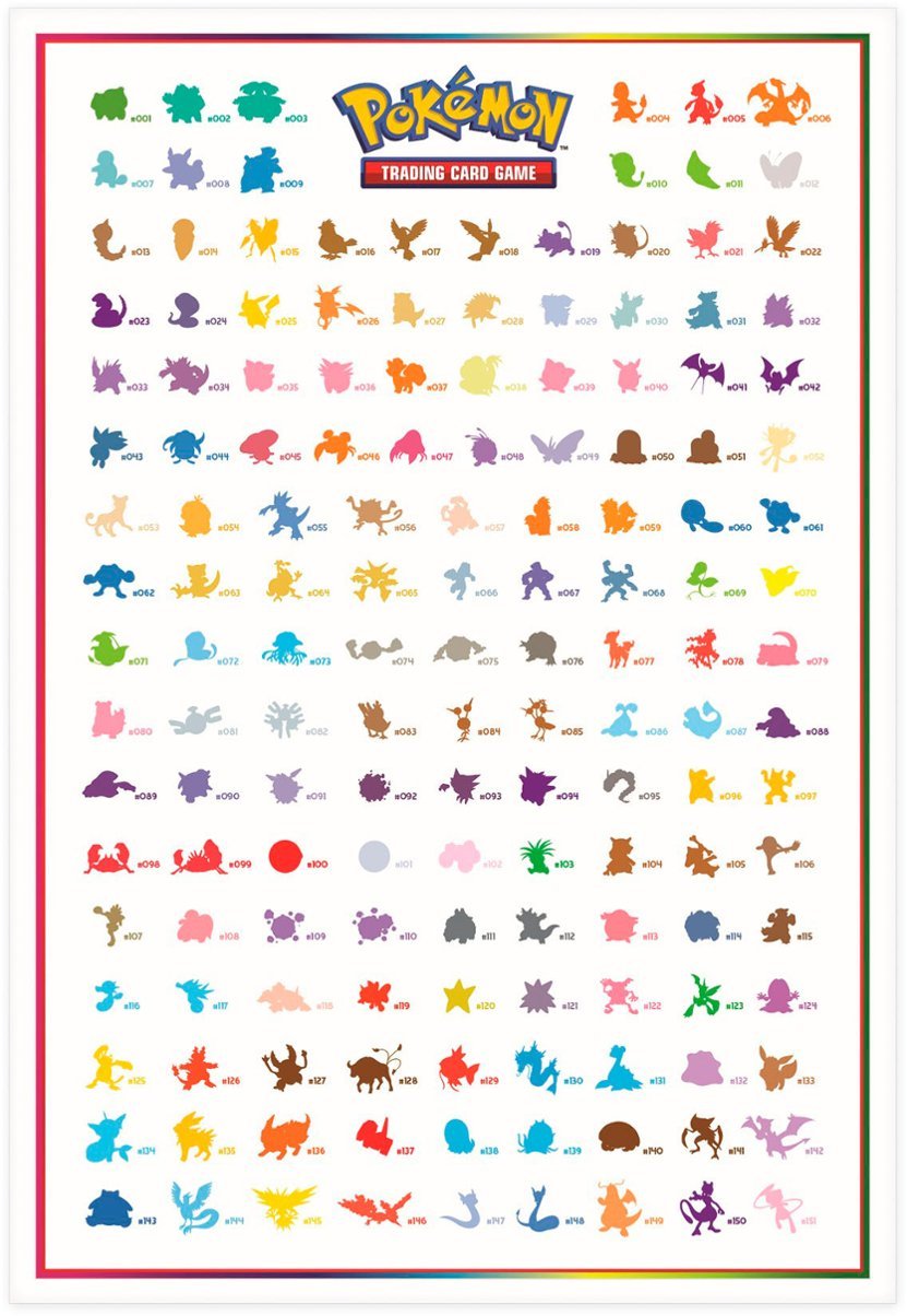 Pokémon Écarlate et Violet 3.5 151 Collection d'affiches