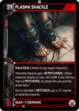 PLASMA SHACKLE