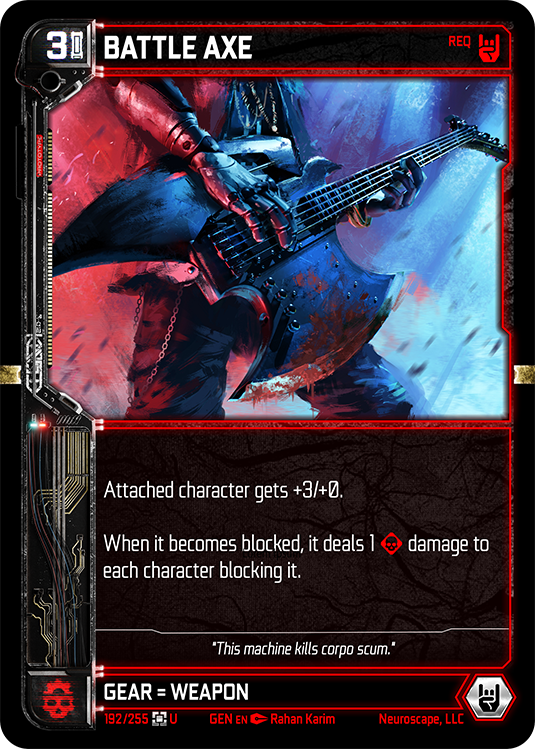 BATTLE AXE