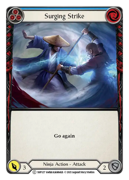 Frappe déferlante (bleu)