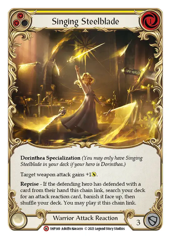 Singing Steelblade (Yellow)