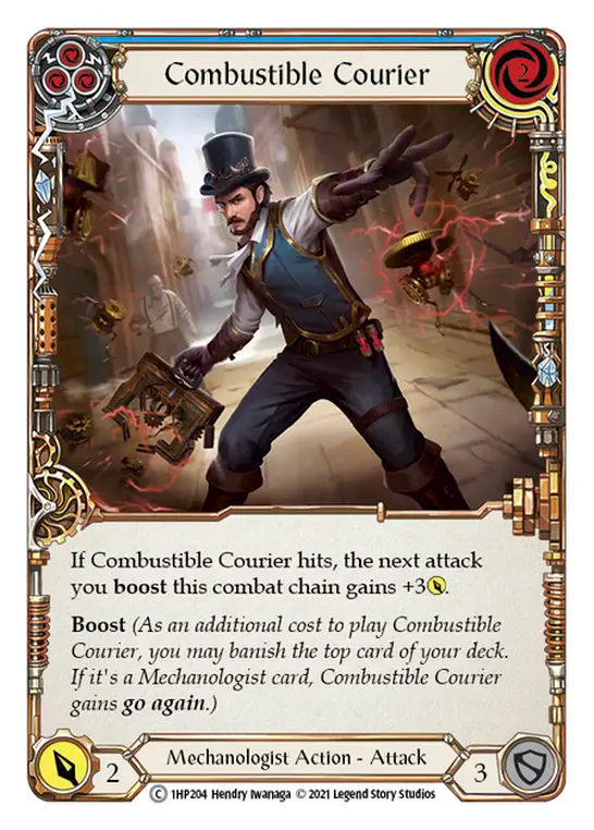 Combustible Courier (Blue)