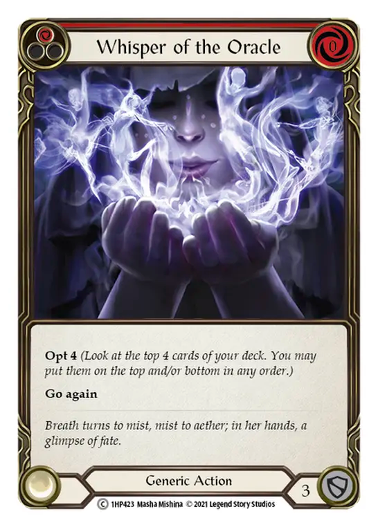 Murmure de l'Oracle (Rouge)