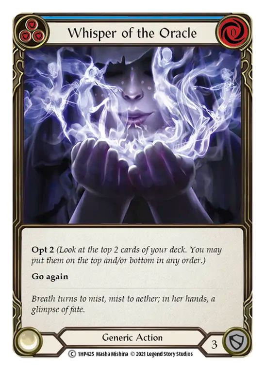 Murmure de l'Oracle (Bleu)