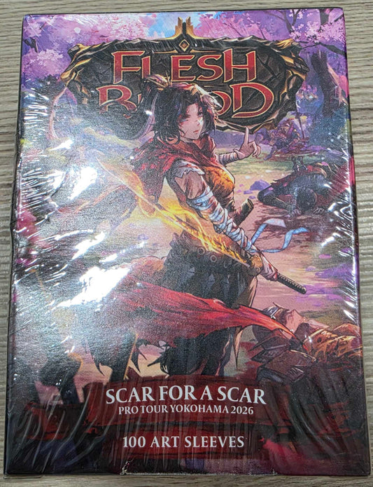 Dragon Shield Standard Size Matte Art Sleeve - Scar for a Scar (Anime)