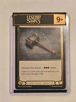 FAB Slab - Titan's Fist Gold Cold Foil Toploader
